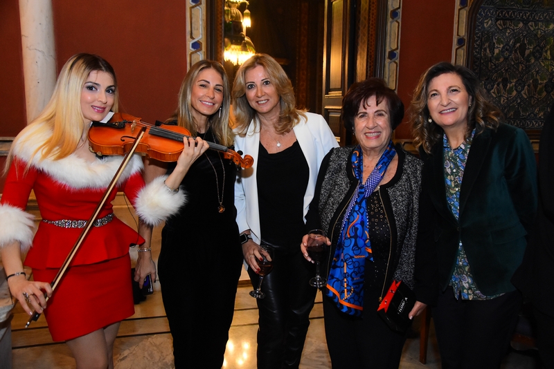 Young Women Christian Association lunch at Villa Linda Sursock